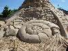 Ammonit auf Hauptskulptur (zum Vergrössern klicken!)